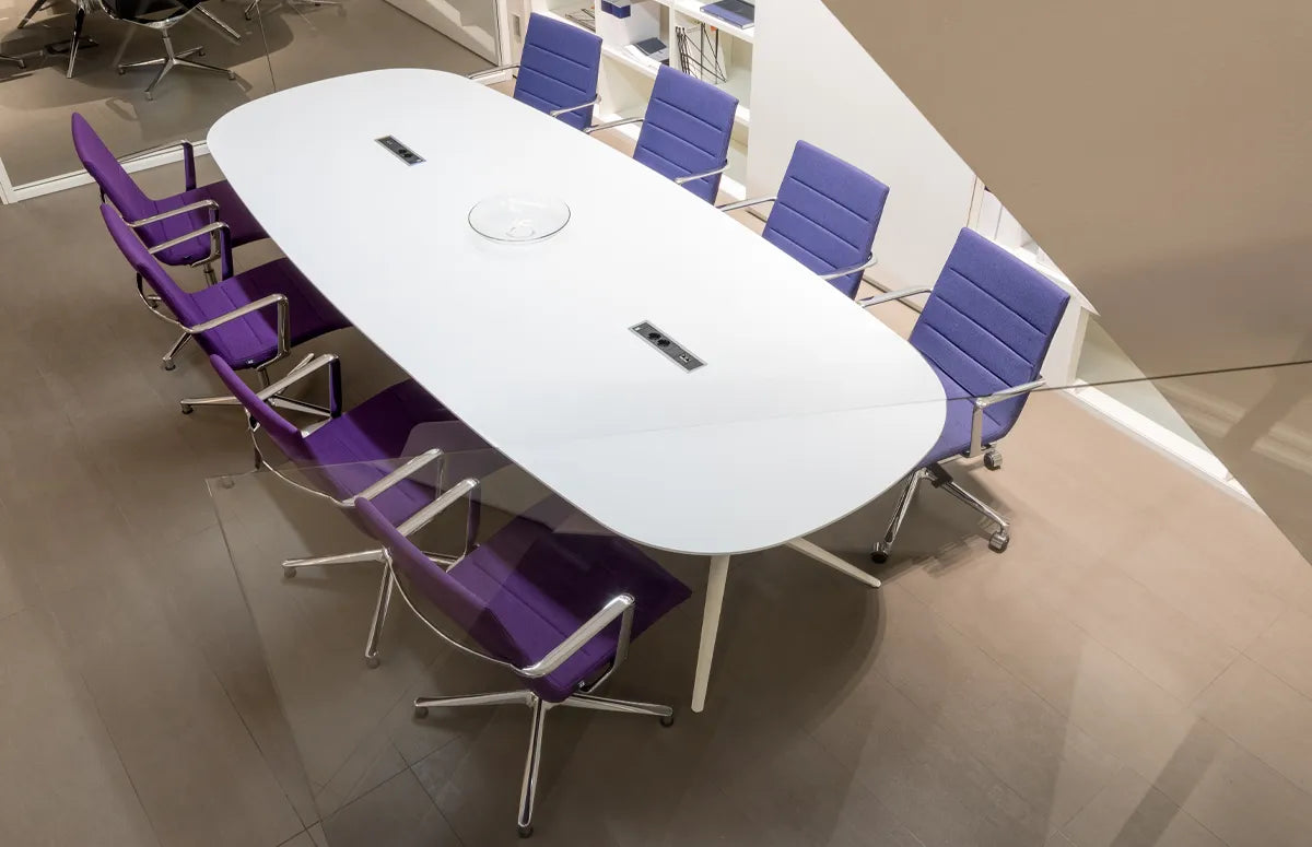 Table de réunion Notable - Forme Oblongue - 200 x 100 cm