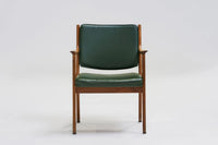 Walnut dining chair by Karl-Erik Ekselius, 1960s