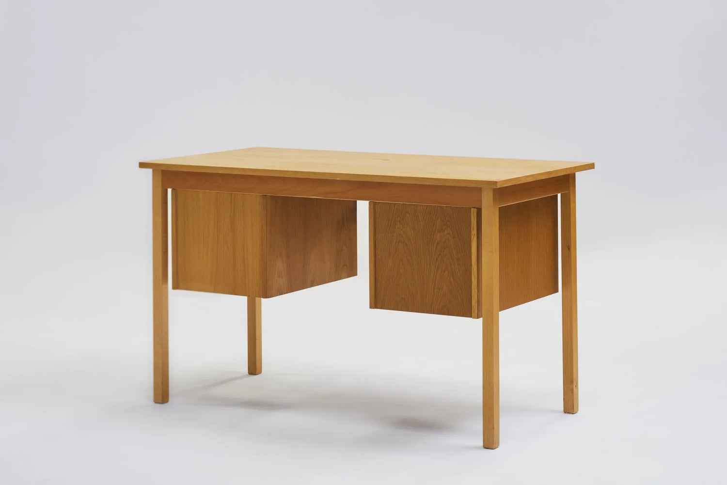 Oak desk, 1950s-1970s