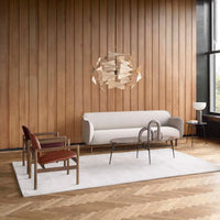 Gab Lounge Oak Black Lacquer