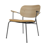Co Lounge Chair - Base 4 pieds Siège rembourré avec accoudoirs