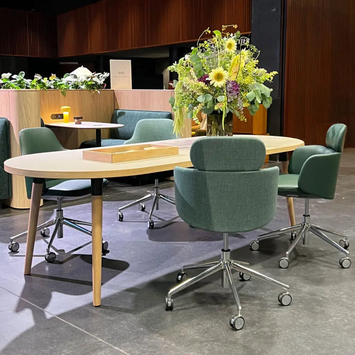 Scala Barrell Table 1 plateau et 6 pieds - Profondeur 120