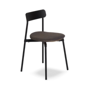 Fromme Chaise en bois tapissée de tissu