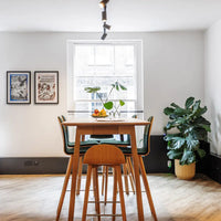 Nam Nam Tabouret de bar en bois à dossier haut