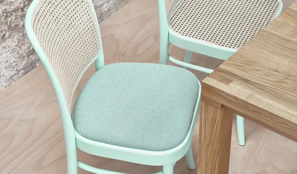811 Chair - Cane Back & Veneer/ Solid Wood Seat