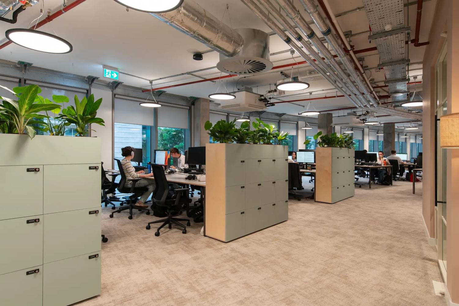 Desk End Planter Cupboards/Lockers