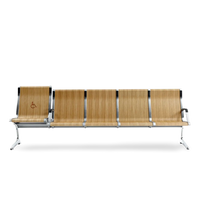 Passport Plywood 5 Seats Bench with Armrest