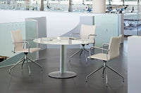 Ikara Leather Swivel Base with Glides