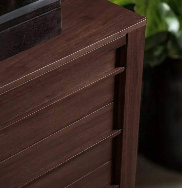 Shanghai High Chest Of 5-drawer Unit