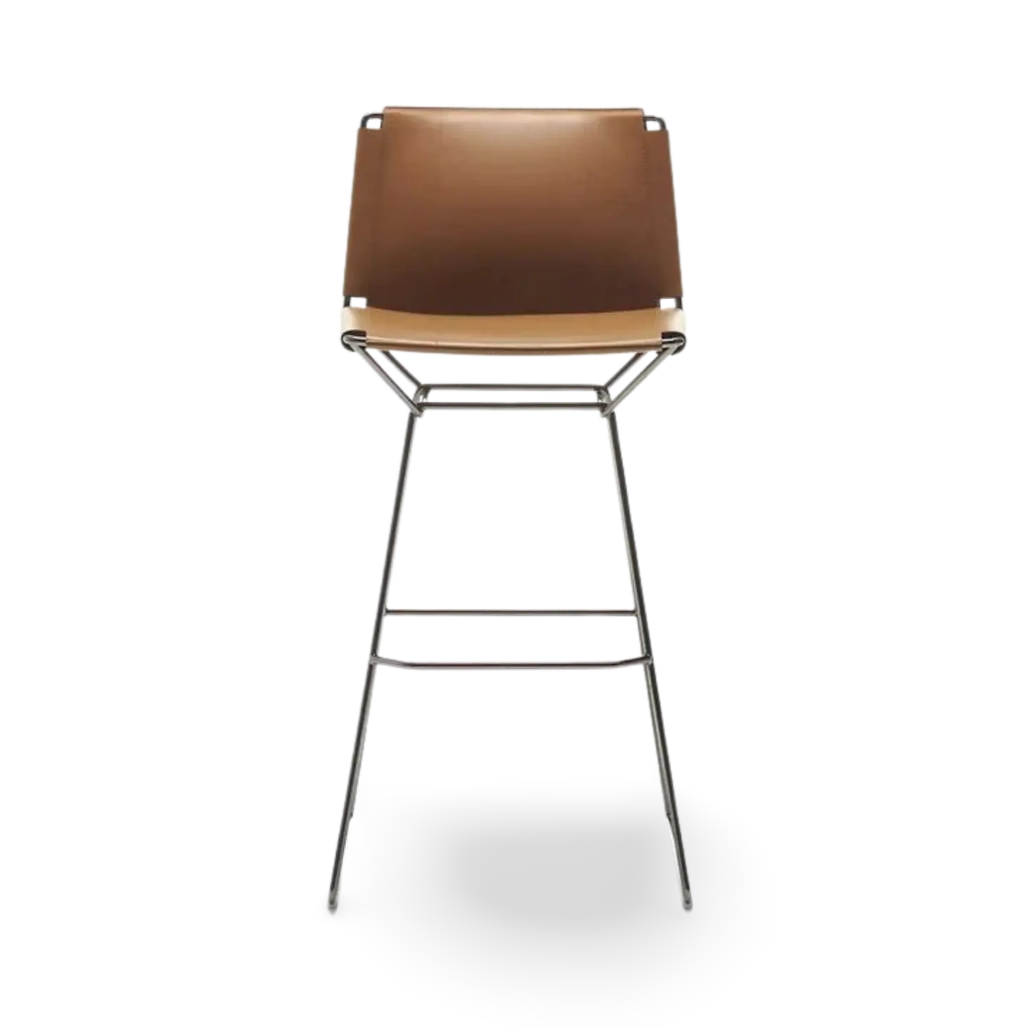 Tabouret en cuir Neil