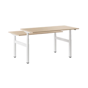 MOTION Sit Stand Desk - 2 Person Bench Metal Legs