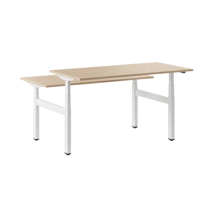 MOTION Bureau assis-debout - Banc pour 2 personnes Pieds en métal