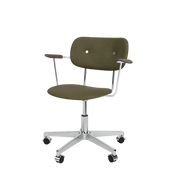 Chaise de travail Co entièrement rembourrée avec accoudoirs