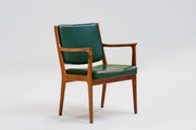Walnut dining chair by Karl-Erik Ekselius, 1960s