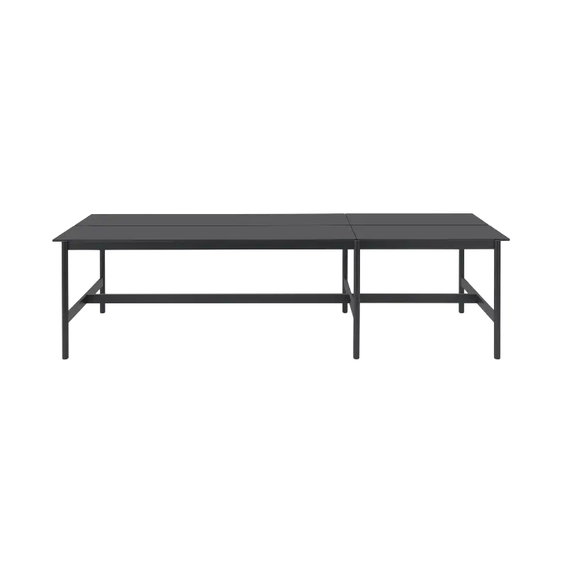 Linear System High Table All Black
