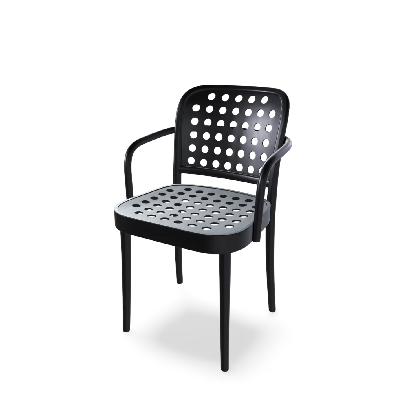 822 Fauteuil - Placage/ Bois massif