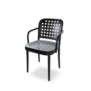 822 Fauteuil - Placage/ Bois massif