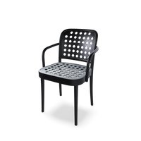 822 Fauteuil - Placage/ Bois massif