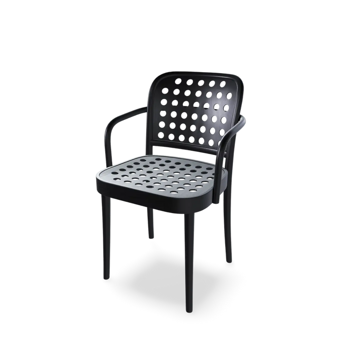 822 Fauteuil - Placage/ Bois massif