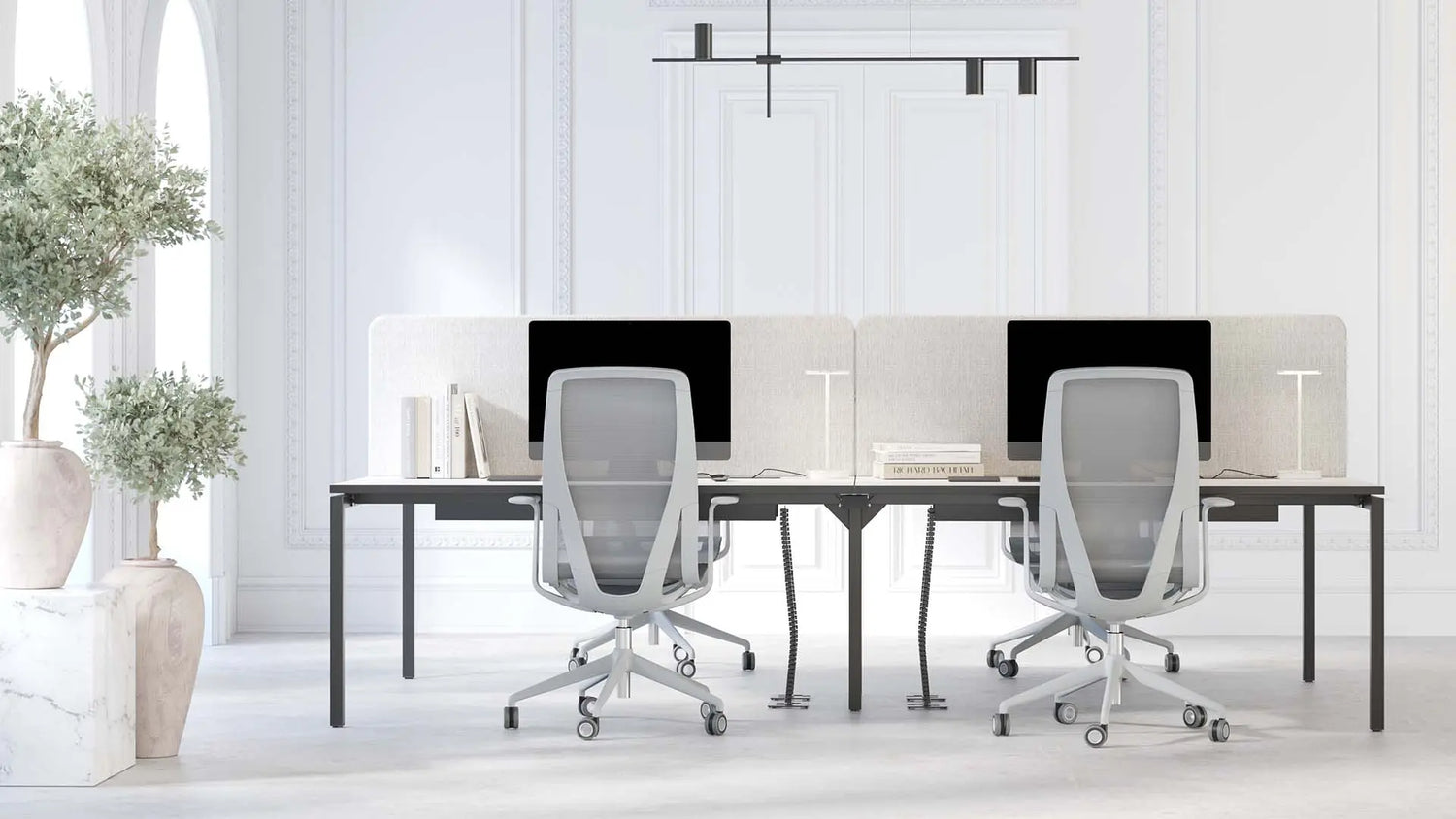 Nova U Bench Desk - 4 Persons