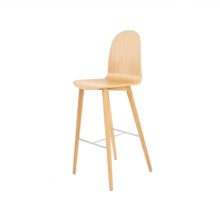 Nam Nam Wood Barstool High Back