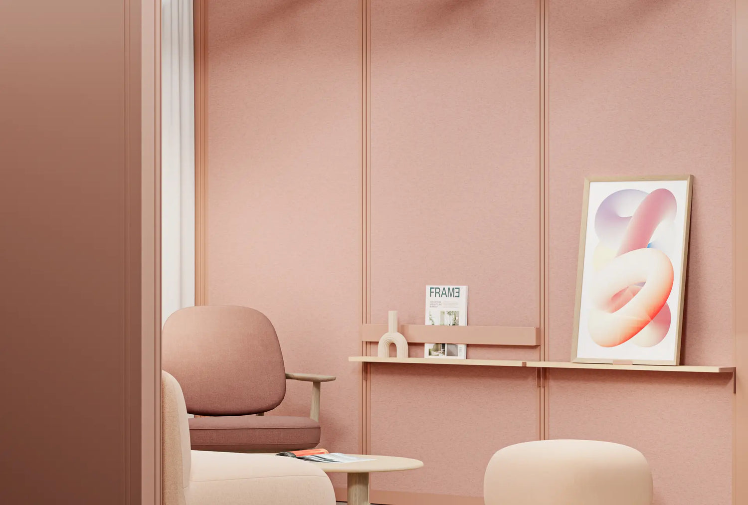 Mute Salon modulaire 3x3 - Toit fermé