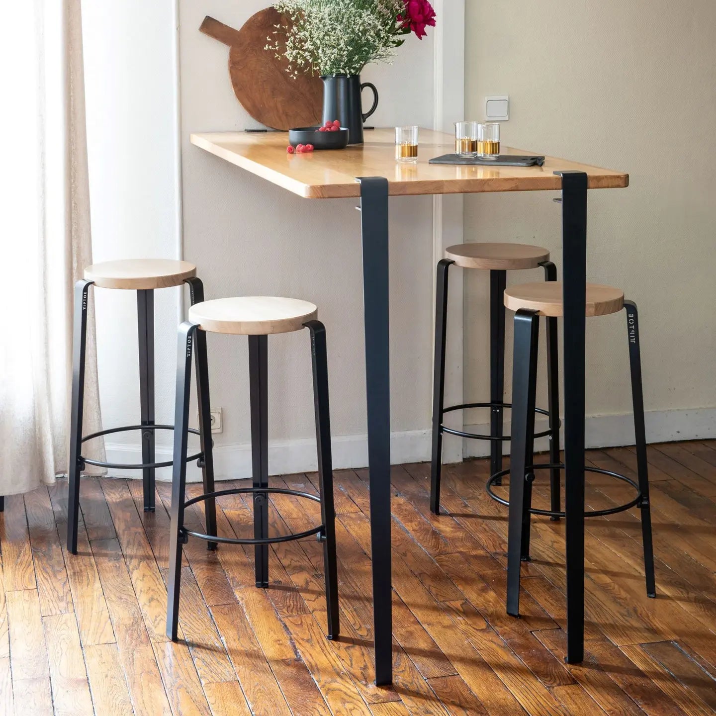 Pied de table haute (pied seul)