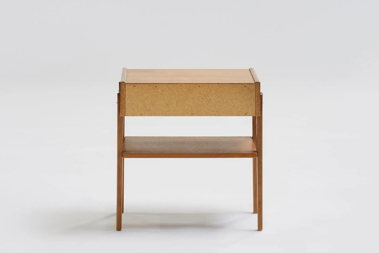 Set of 2 teak bedside tables, 1950s-1970s