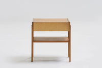 Set of 2 teak bedside tables, 1950s-1970s