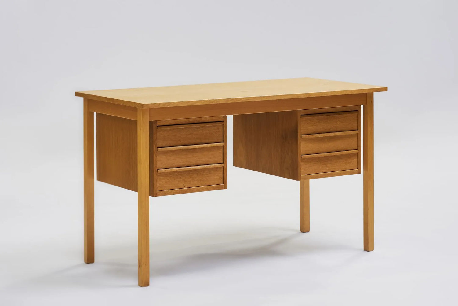 Oak desk, 1950s-1970s