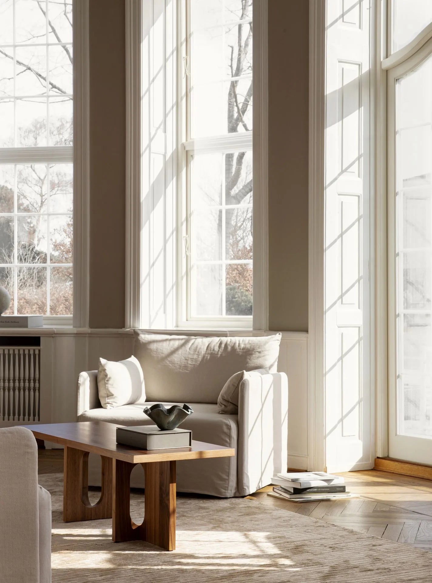 Offset Loose Cover Sofa - One Seater
