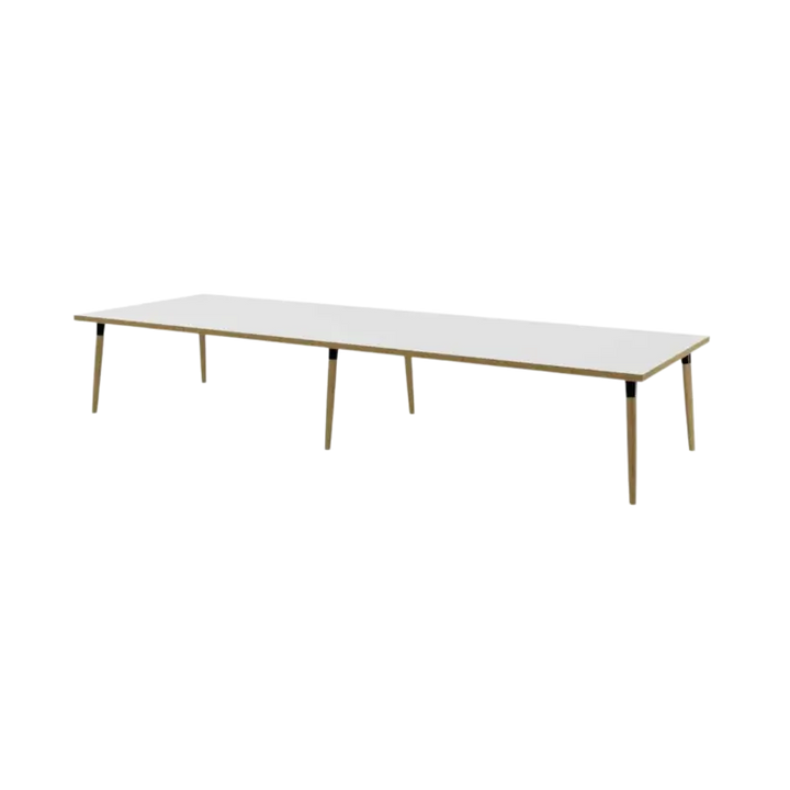 Scala Table de travail 2 plateaux et 6 pieds - Profondeur 160