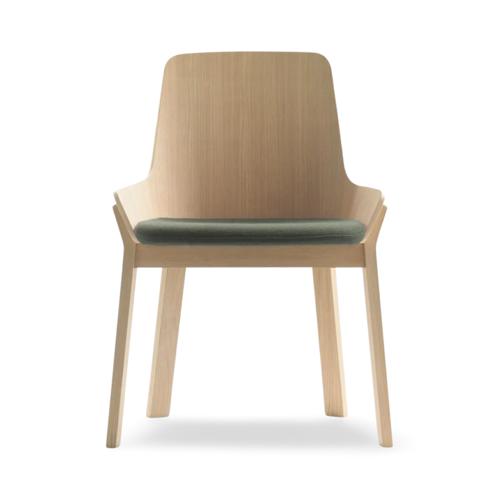 Koila Upholstered Seat Wooden Back