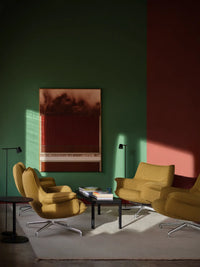 Chaise longue Doze à dossier bas - Base pivotante