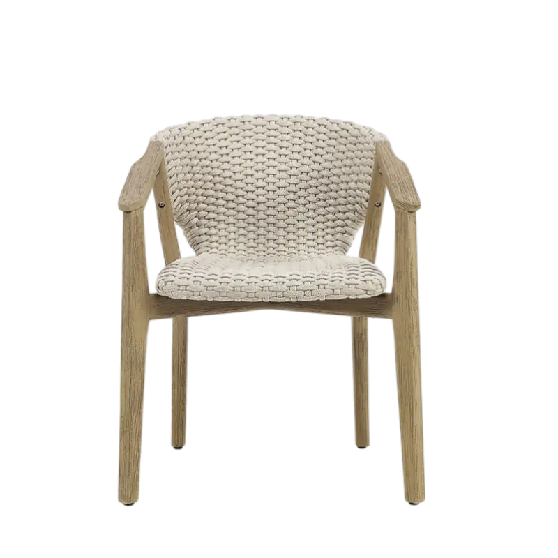Fauteuil de salle à manger en tricot