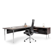 Longo Desk With Cabinet Support - Executive