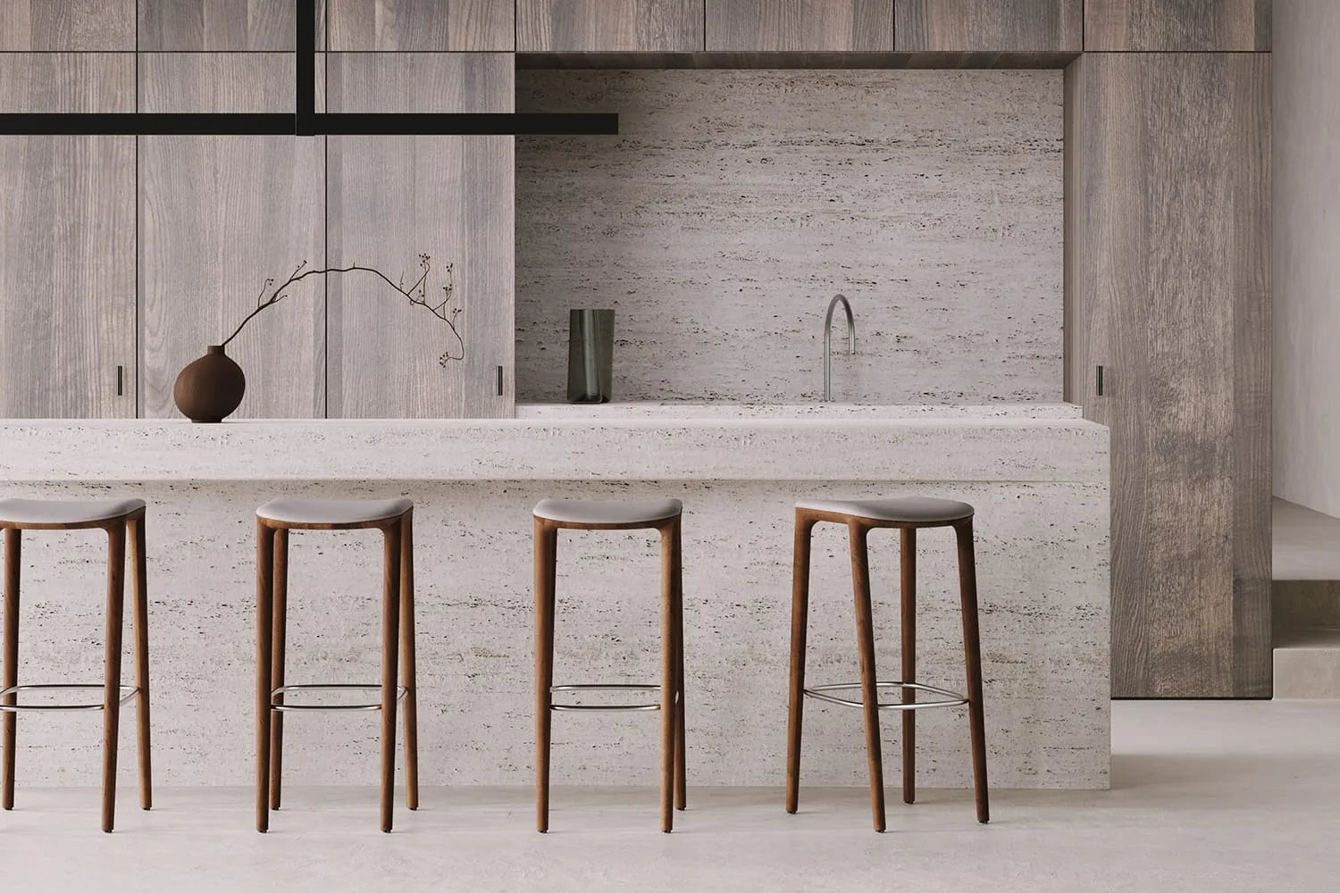 Neva Bar Chair Upholstered Seat