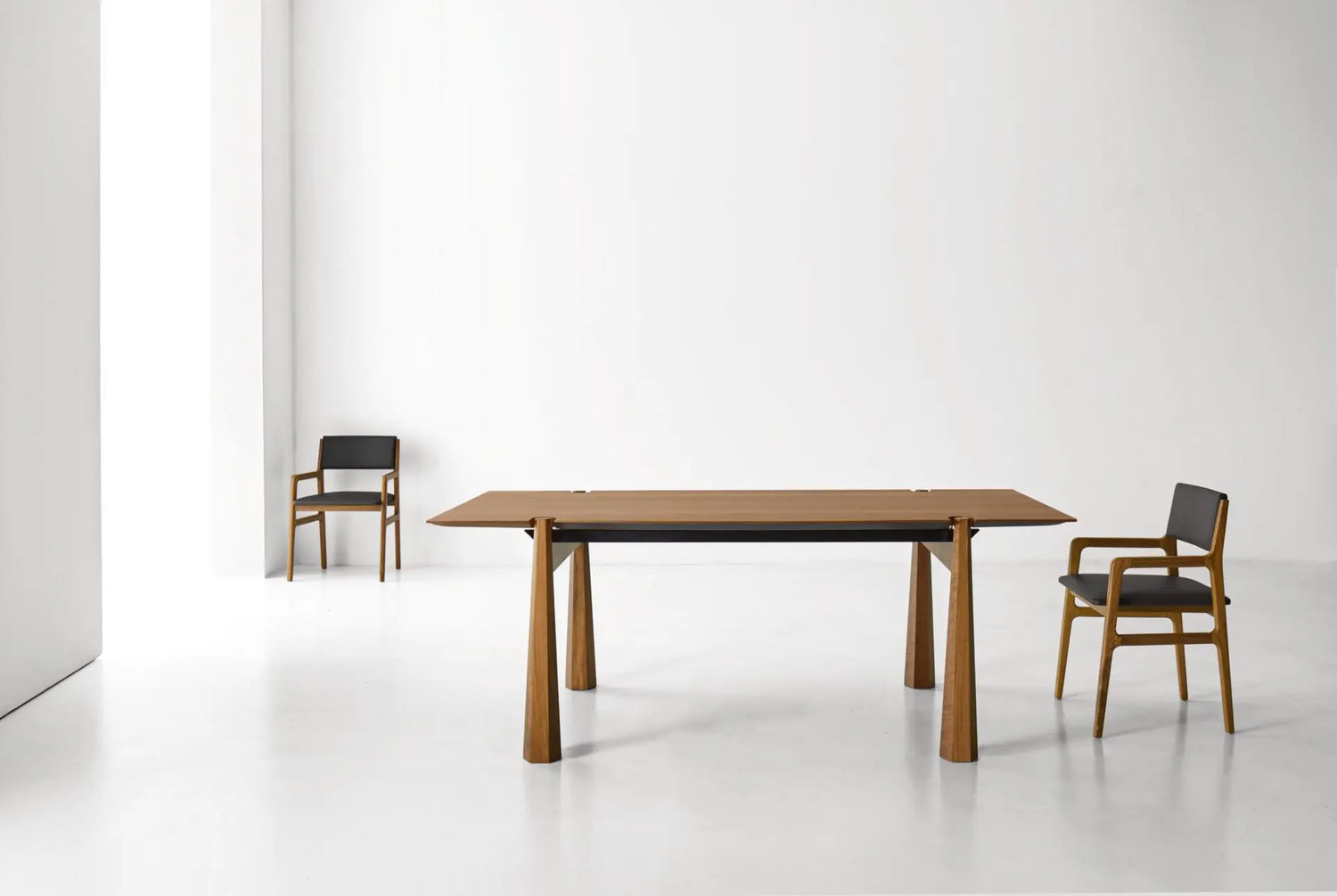 York Table Rectangulaire - Plateau En Bois