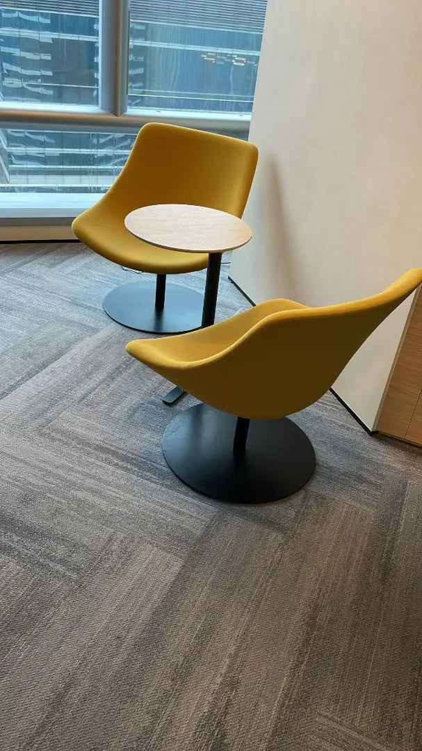 Auki S117 - Round Metal Swivel Base