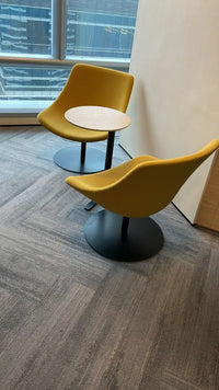 Auki S117 - Round Metal Swivel Base