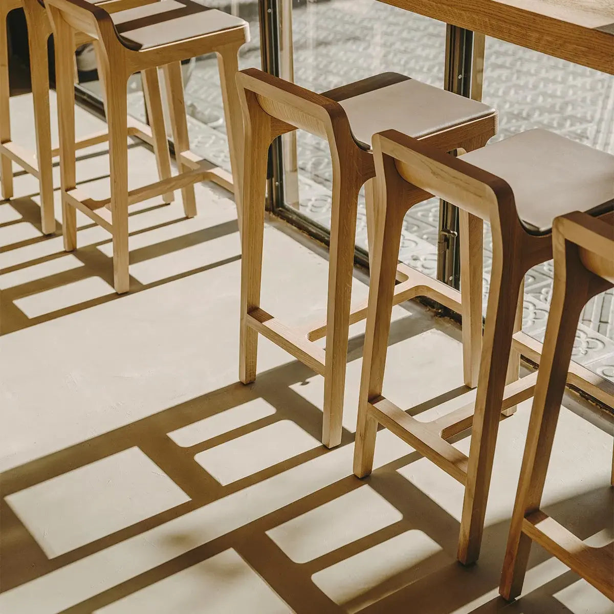 Emea Tabouret de comptoir 66 cm à dossier bas Siège avant tapissé