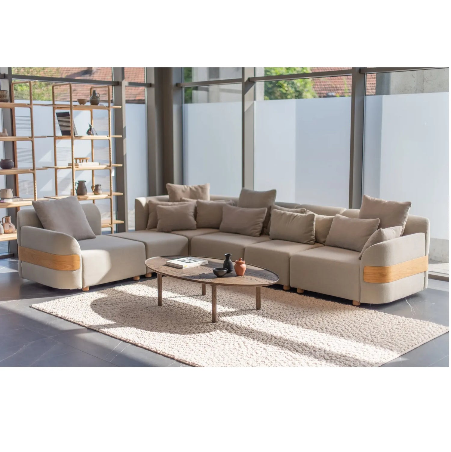 Canapé modulaire Hugg Corner Plus