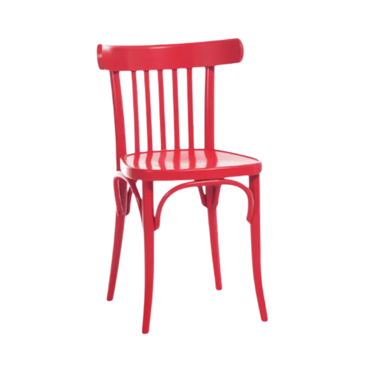 Chaise 763 - Dossier Et Assise En Bois Massif/placage