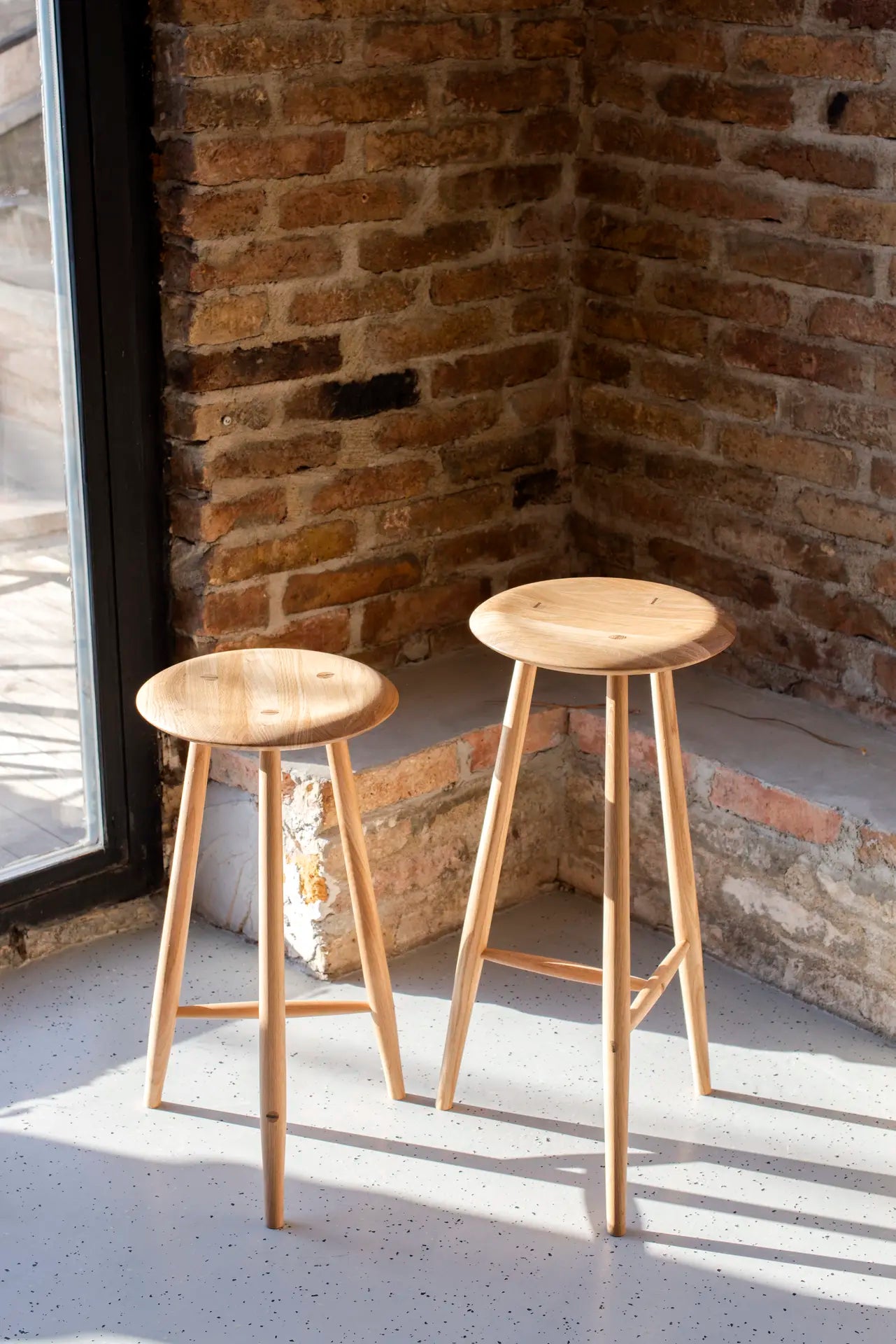 Tabouret de bar et de comptoir Blanc