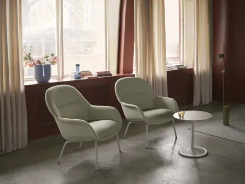 Fiber Lounge Armchair - Tube Base