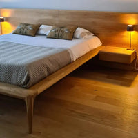 Latus Bed Wide Headboard + 2 Drawers