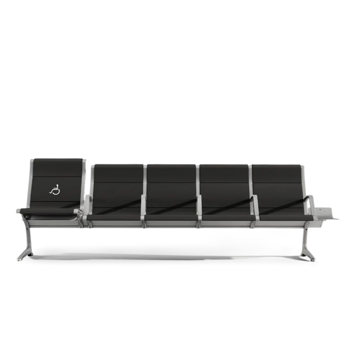 Passport Polyurethane 5 Seats Bench with Armrest