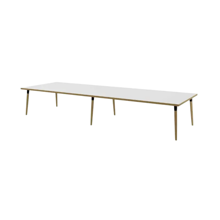 Scala Table de travail 2 plateaux et 6 pieds - Profondeur 140