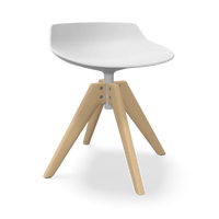 Tabouret Flow Base en bois