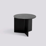 Slit Table Wood Round ø45 cm